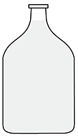 S-1173 Bottle - Plastic Coated