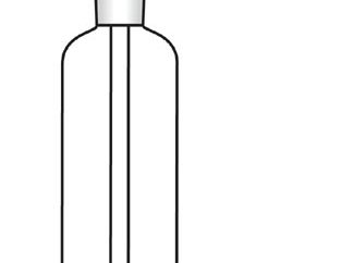 S-1183E Bottle - Gas Washing Bottle