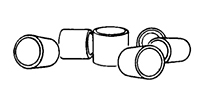 S-1744 Distilling Column Packing - Raschig Rings